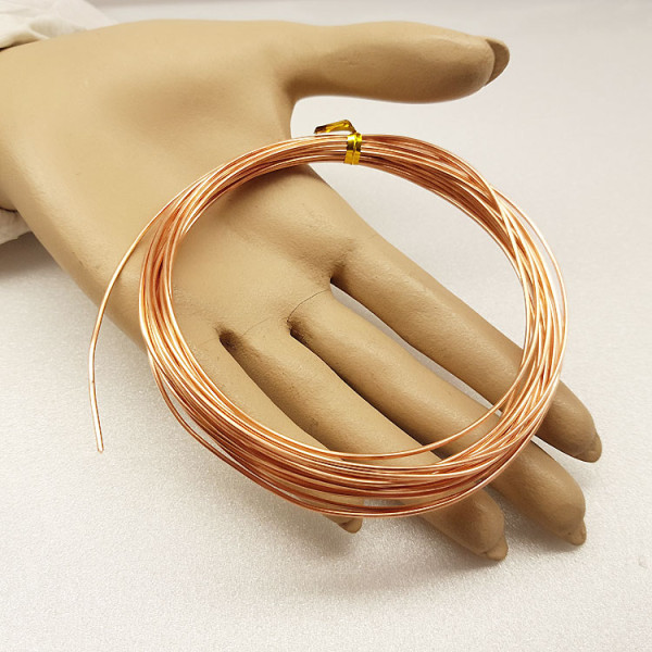 Craft Wire: Copper wire 1.2mm x 5M, coated, semi-soft