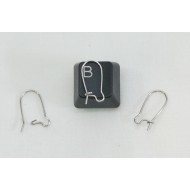 Stainless Steel Kidney Wire, small, 17mm, 304 stainless steel, per pair