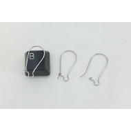 Stainless Steel Kidney Wire, medium 24mm, 304 stainless steel, per pair