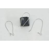 Stainless Steel Kidney Wire, large 32mm, 304 stainless steel, per pair