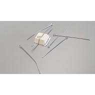 Eye Pin, 50mm x 0.7mm, 304 stainless steel, per 100