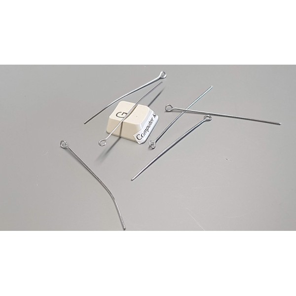 Eye Pin, 50mm x 0.7mm, 304 stainless steel, per 100