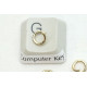Jump rings, round, 6mm OD, 1mm wire, 304 stainless steel, gold plate, per 50