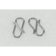 Clasps, surgiacal stainless steel hook-in S-Joiner, per 20
