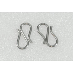 Clasps, surgiacal stainless steel hook-in S-Joiner, per 20