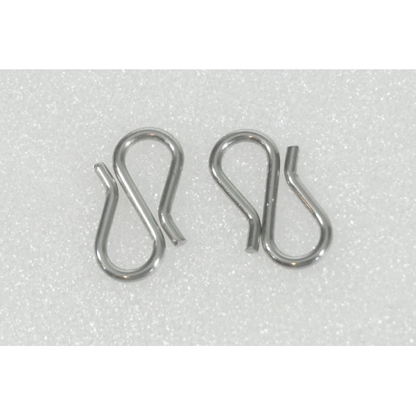 Clasps, surgiacal stainless steel hook-in S-Joiner, per 20