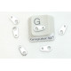 Chain Tab, 304 Stainless Steel, 8x4mm, per 50
