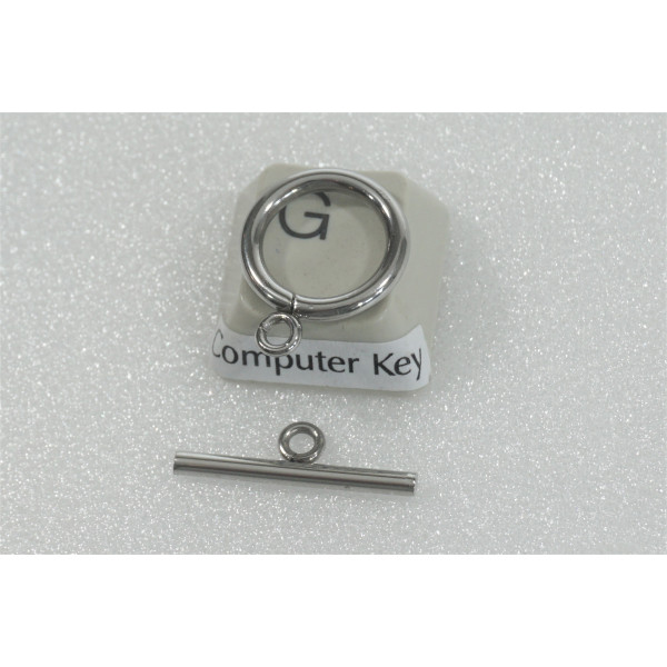 Toggle Clasp, Ring and Bar, Stainless Steel