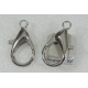 25mm Lobster / Parrot clasp, nickel plated
