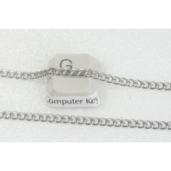 Stainless Steel chain by the metre, 3mm x 4mm, medium curb