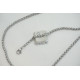 17.5 inch Stainless Steel Wheat Link Chain with extender