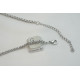17.5 inch Stainless Steel Wheat Link Chain with extender