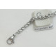 17.5 inch Stainless Steel Wheat Link Chain with extender