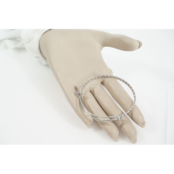 Bangle Wire, adjustable, 316 stainless steel
