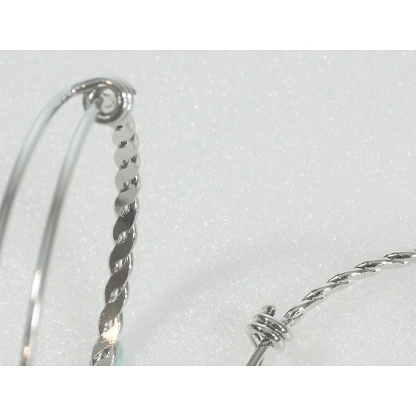 Bangle Wire, adjustable, 316 stainless steel