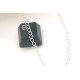 Chain by the metre, 2.8x4.0mm curb chain, silver plate