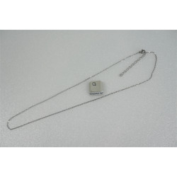 17.5 inch stainless steel fine cable chain with lobster clasp plus 50mm extender chain