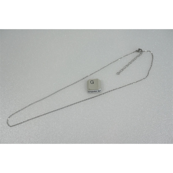 17.5 inch stainless steel fine cable chain with lobster clasp plus 50mm extender chain