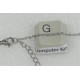 17.5 inch stainless steel fine cable chain with lobster clasp plus 50mm extender chain