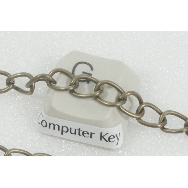 Chain by the metre, Open Curb Chain, 5x7mm, antiqued bronze