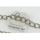 Chain by the metre, Open Curb Chain, 5x7mm, antiqued bronze