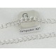 Chain by the metre, 4x6mm Curb link, Silver plate, steel base not soldered