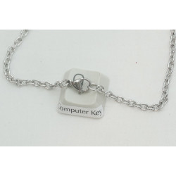 23 inch 304 Stainless Steel Cable chain with parrot clasp