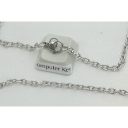 23 inch 304 Stainless Steel Cable chain with parrot clasp