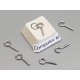 Pendant Eyelet, Stainless Steel, 10x4mm, per 100