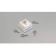 Pendant Eyelet, Stainless Steel, 10x5mm, per 100