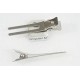 Alligator Double Prong Hair Clips 45mm