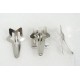 Star Alligator Hair Clip 31mm with hole/hanger
