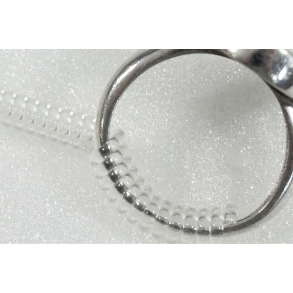 Ring size adjuster spiral, ring wrap insert to reduce ring size, set