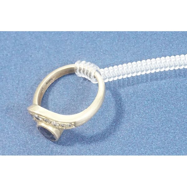 Ring size adjuster spiral, ring wrap insert to reduce ring size, set