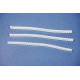 Ring size adjuster spiral, ring wrap insert to reduce ring size, set