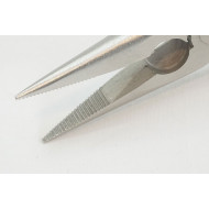 Needle Nose Pliers, with cutter, serrated jaw for good grip, 125mm