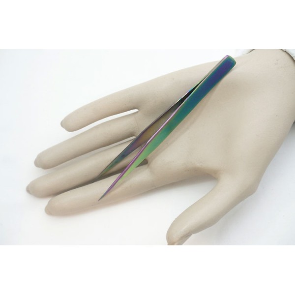 Beading Tweezer, very pointed end, stainless steel