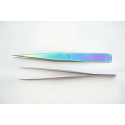 Beading Tweezer, very pointed end, stainless steel