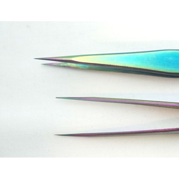 Beading Tweezer, very pointed end, stainless steel