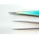 Beading Tweezer, very pointed end, stainless steel