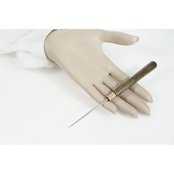 Awl, Bead Reamer, wooden handle, smooth