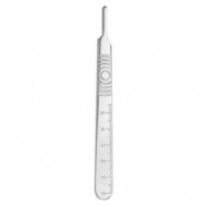 Scalpel Handle for scalpel blades, stainless steel, size #3