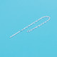 Sterling Silver Fine Ear Threads, 70mm, pair