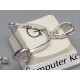 STOCK SALE: Sterling Silver Bail, rhodium plated, micro pave cubic zirconia pendant bail, each