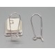 Sterling Silver Kidney Wires, 31mm, per pair