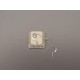 Sterling Silver French Hooks Ear Wire, 14x17x0.6mm, with spring, per pair