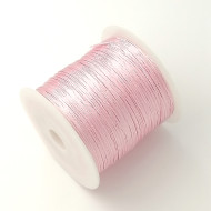 Chinese Knotting cord, 1mm, Baby Pink, roll
