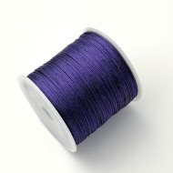 Chinese Knotting cord, 1mm, Royal Purple, roll