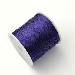 Chinese Knotting cord, 1mm, Royal Purple, roll