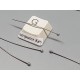 Head Pin, Ball Head, 35mm x 0.7mm, 304 stainless steel, bag of 100